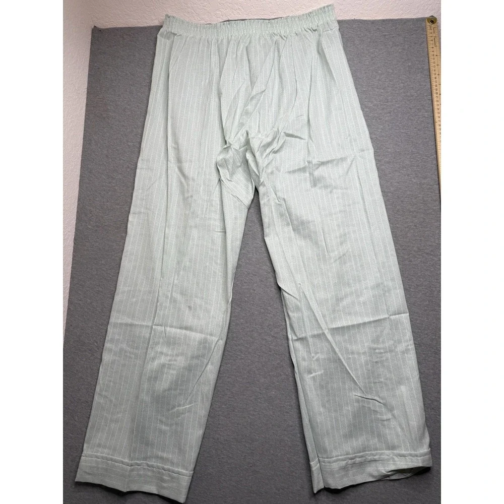 Vintage John Wanamaker Long Sleeve Mens‎ Poly/cotton Pajamas Extra Large